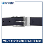 Burlington Men's Reversible Genuine Leather Belt 1 piece JMLR3401