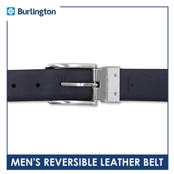 Burlington Men's Reversible Genuine Leather Belt 1 piece JMLR3401