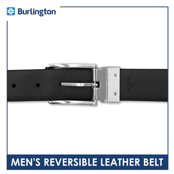 Burlington Men's Reversible Genuine Leather Belt 1 piece JMLR3401