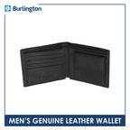 Burlington Men's Billfold Genuine Leather Wallet with Coin Pocket JMW3303