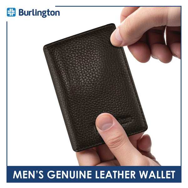 Burlington Men's Billfold Genuine Leather Wallet JMWC3301