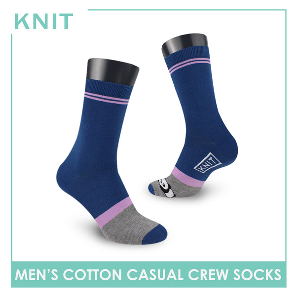 Knit Men’s Cotton Light Performance Crew Socks 1 pair KMC4401