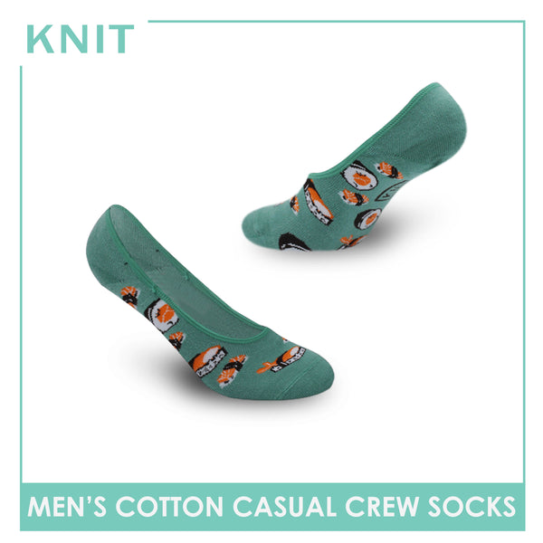 Knit Men's Sushi Cotton Lite Casual Foot Cover 1 pair KMCF3401