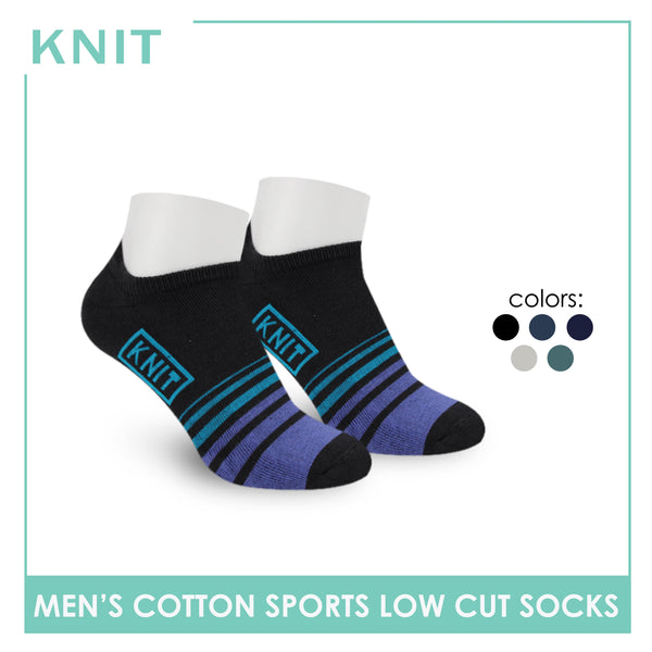 Knit Men’s Cotton Extreme Performance Low Cut Socks 1 pair KMS4402