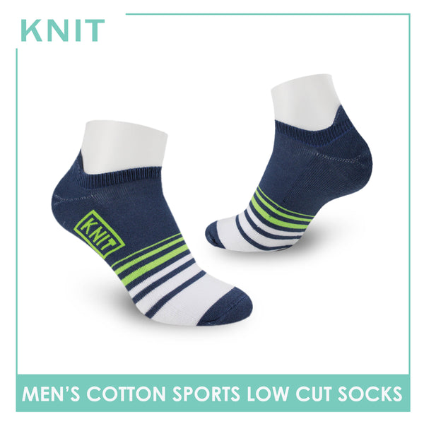 Knit Men’s Cotton Extreme Performance Low Cut Socks 1 pair KMS4402