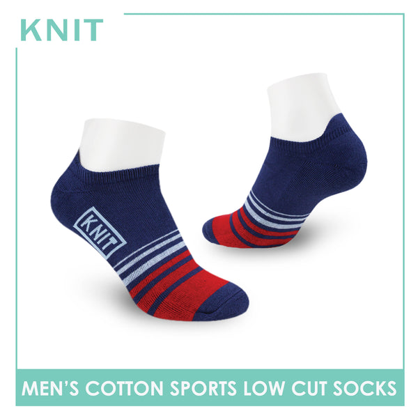 Knit Men’s Cotton Extreme Performance Low Cut Socks 1 pair KMS4402