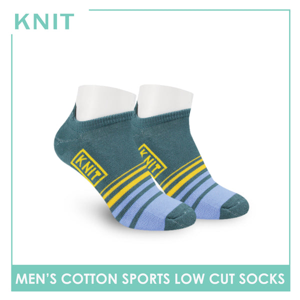 Knit Men’s Cotton Extreme Performance Low Cut Socks 1 pair KMS4402