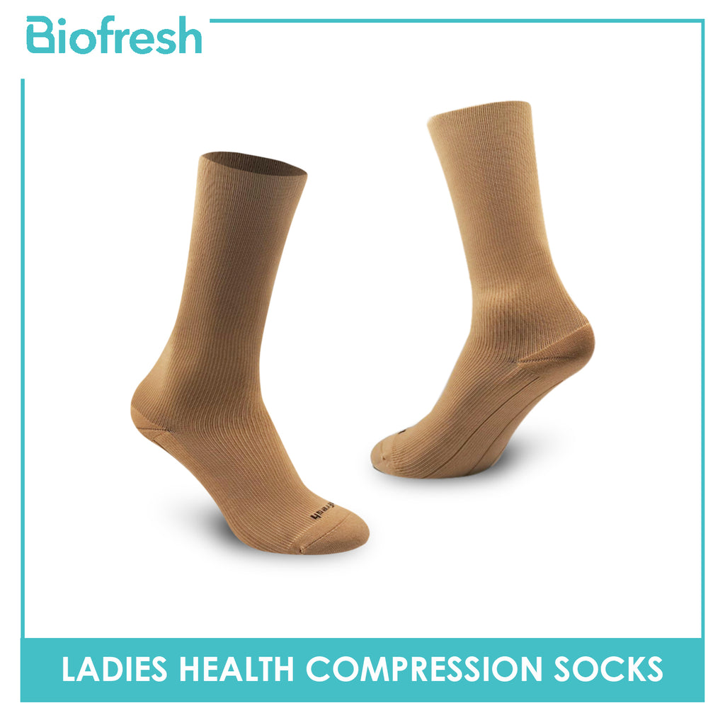 Biofresh Ladies' Antimicrobial Health Compression Socks 1 pair RLHCP1