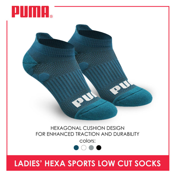 Puma Hexa Ladies' Extreme Performance Cotton Low Cut Socks 1 pair PLS0105