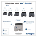 Burlington Men's Cotton Boxer Brief 3 pieces in a pack GTMBBG22