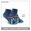 Biofresh Microair Ladies’ Lite Casual Ankle Socks 1 pair MLCP3202