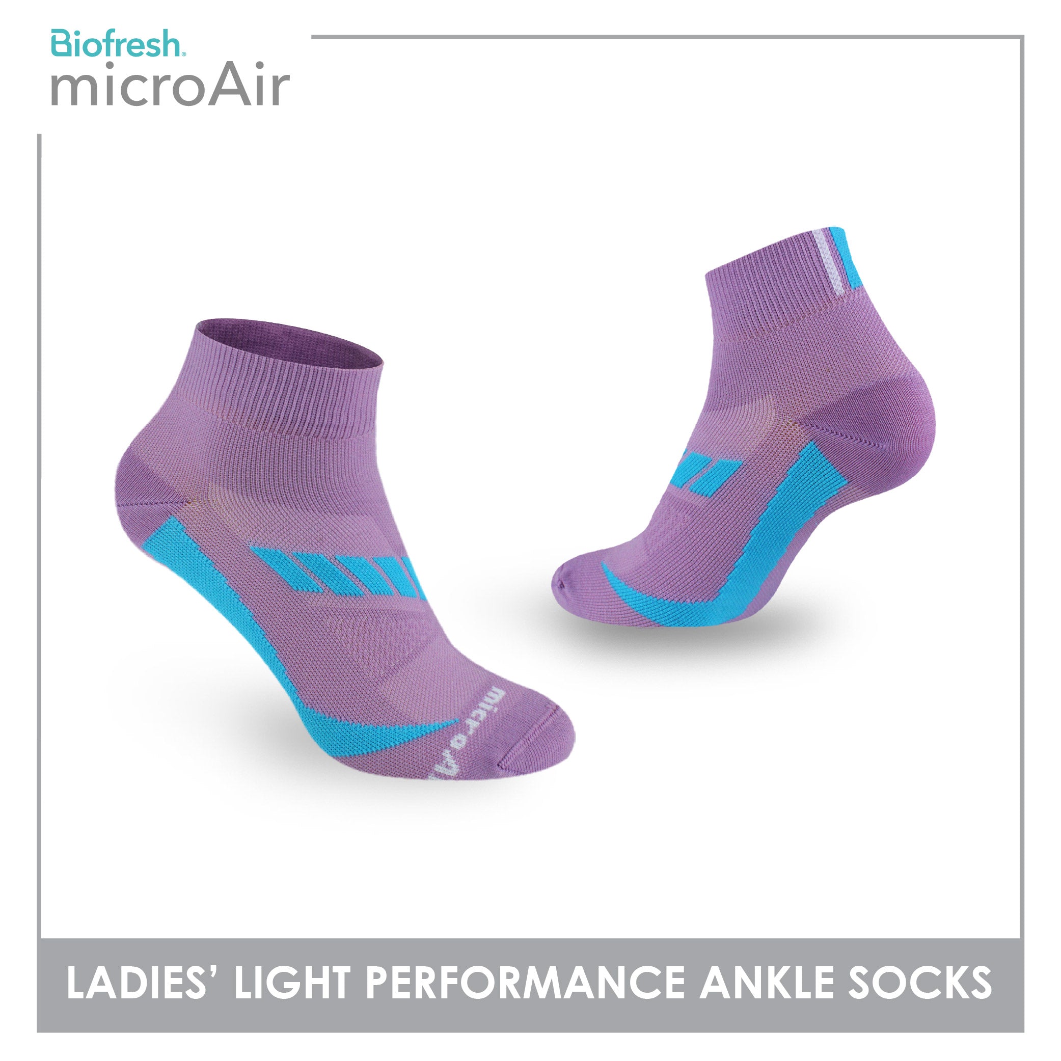 Biofresh Microair Ladies’ Ankle Compression Socks 1 pair in 1 pack MLCP531