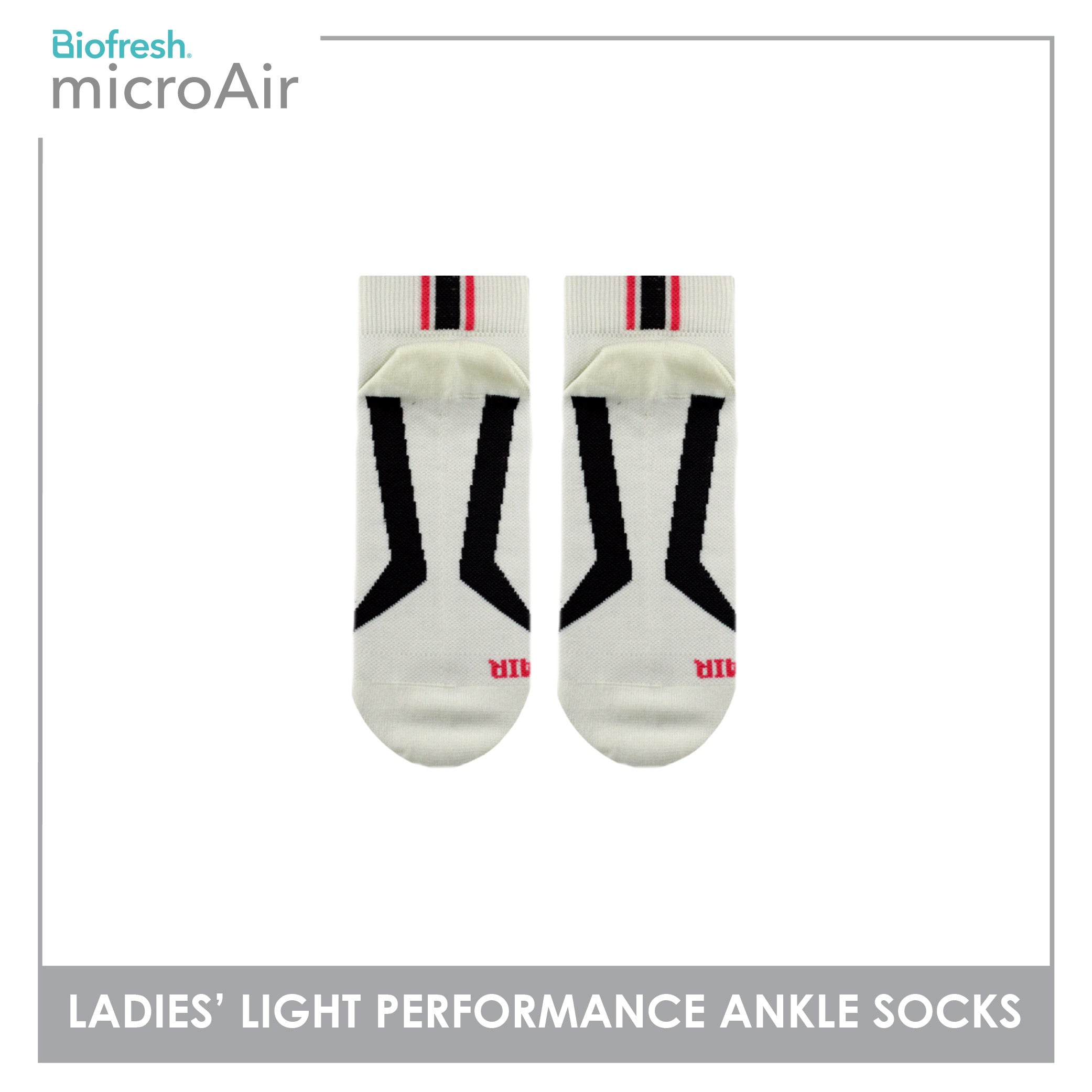 Biofresh Microair Ladies’ Ankle Compression Socks 1 pair in 1 pack MLCP531