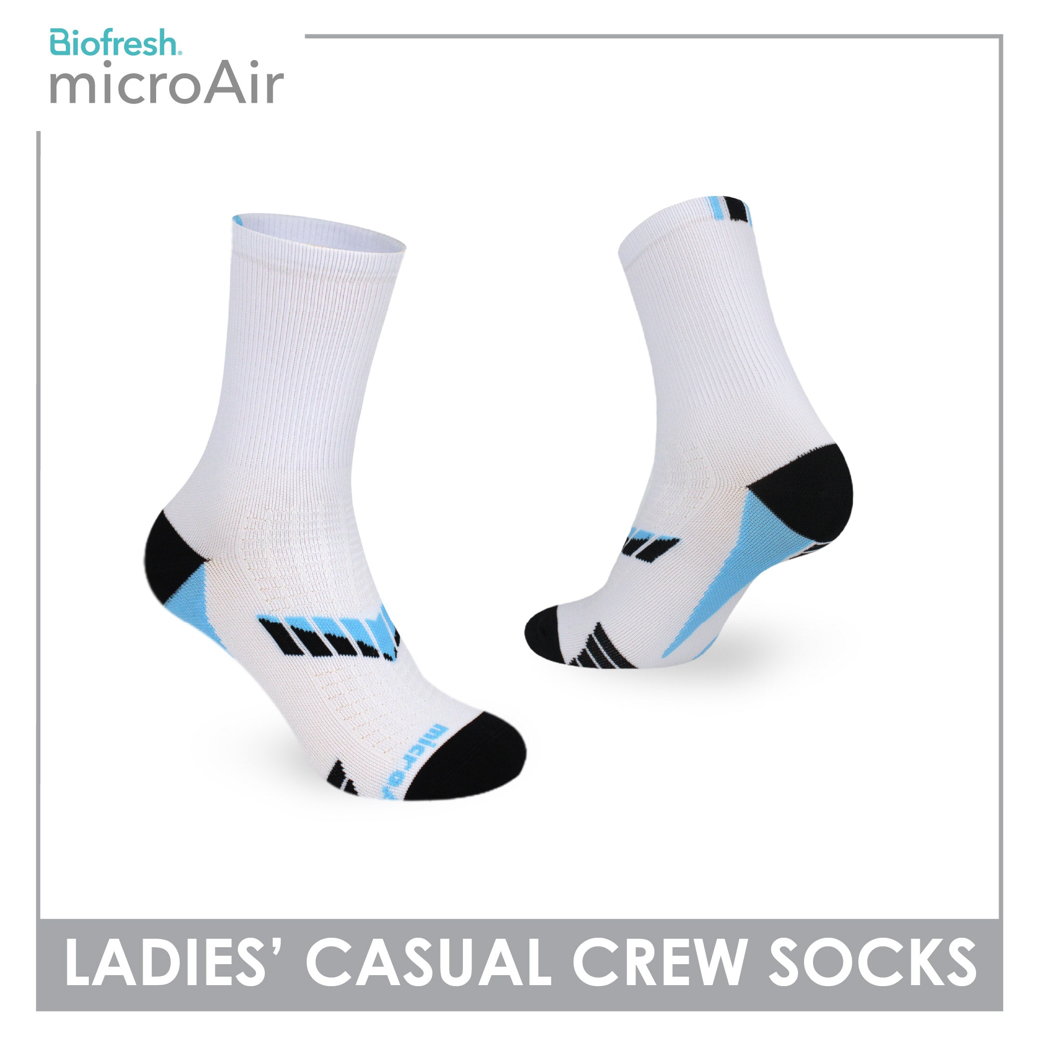 Biofresh Microair Ladies’ Crew Compression Socks 1 pair in 1 pack MLCP532