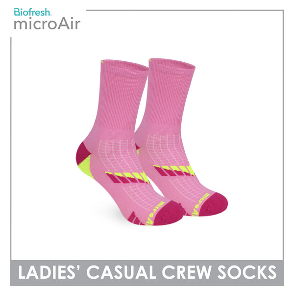 Biofresh Microair Ladies’ Thin Casual Crew Socks 1 pair in 1 pack MLCP532