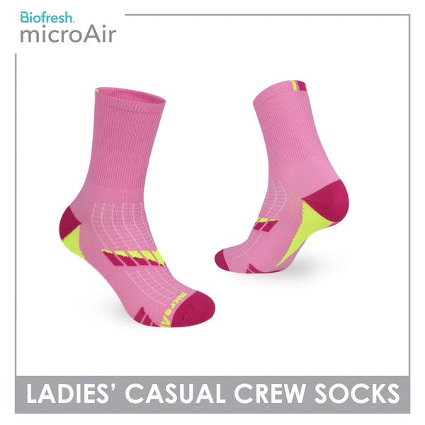 Biofresh Microair Ladies’ Thin Casual Crew Socks 1 pair in 1 pack MLCP532