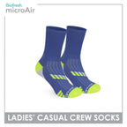 Biofresh Microair Ladies' Antimicrobial Crew Compression Socks 1 pair in 1 pack MLCP532