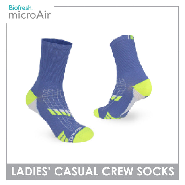 Biofresh Microair Ladies’ Thin Casual Crew Socks 1 pair in 1 pack MLCP532