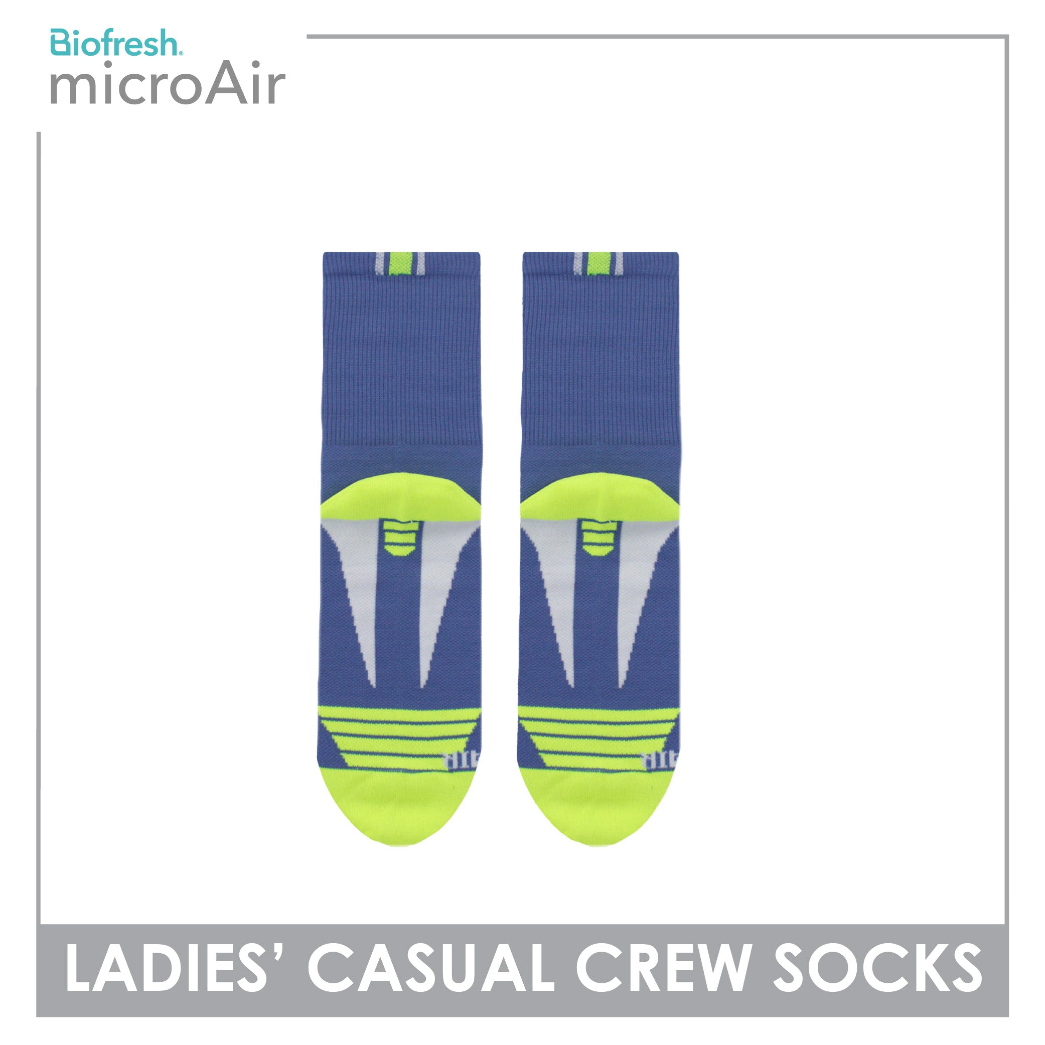 Biofresh Microair Ladies’ Crew Compression Socks 1 pair in 1 pack MLCP532