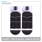 Biofresh Microair Ladies' Antimicrobial Thin Casual Ankle Compression Socks 1 pair MLCP611