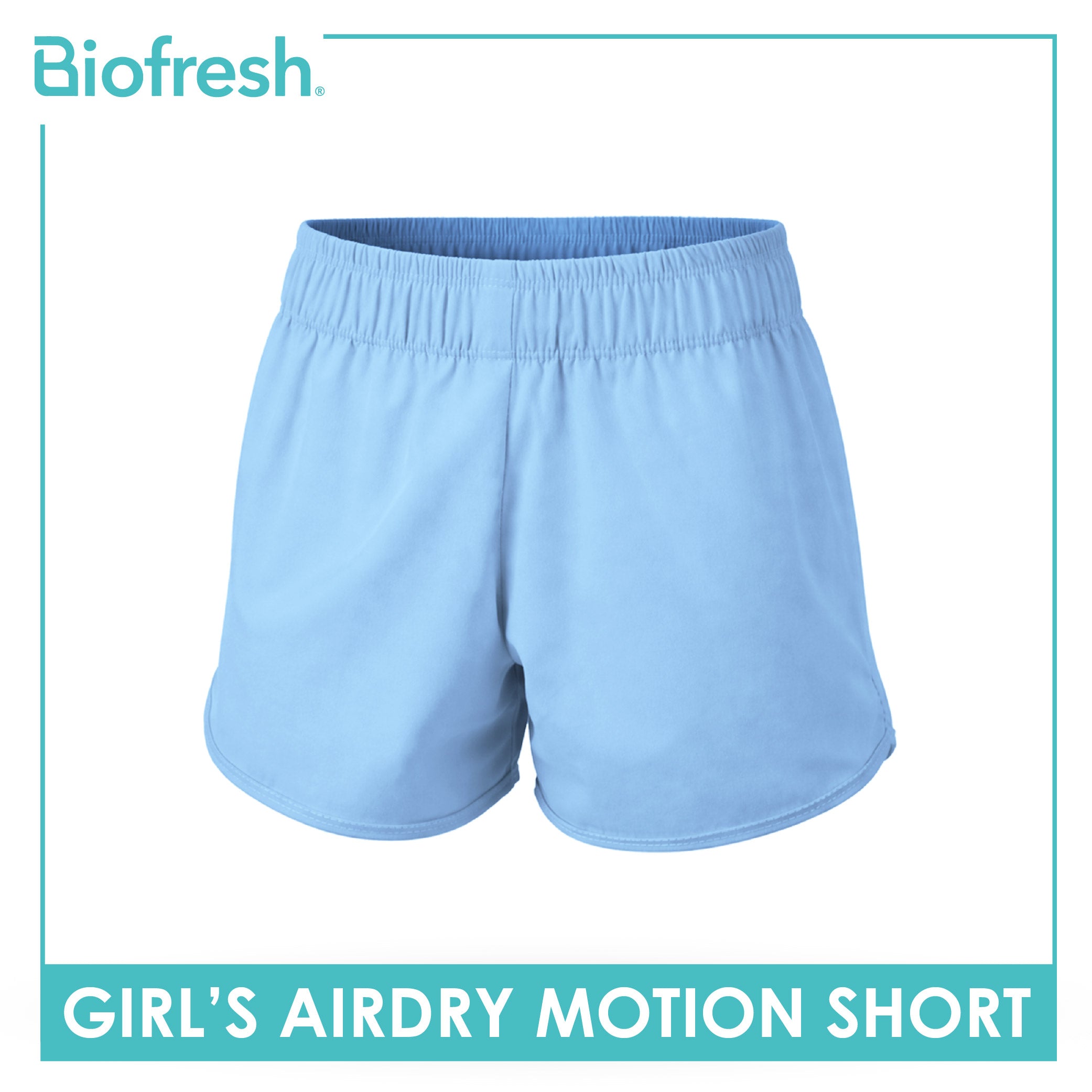 Biofresh Active Kids Girls AirDry Motion Shorts 1 piece MUGSH611