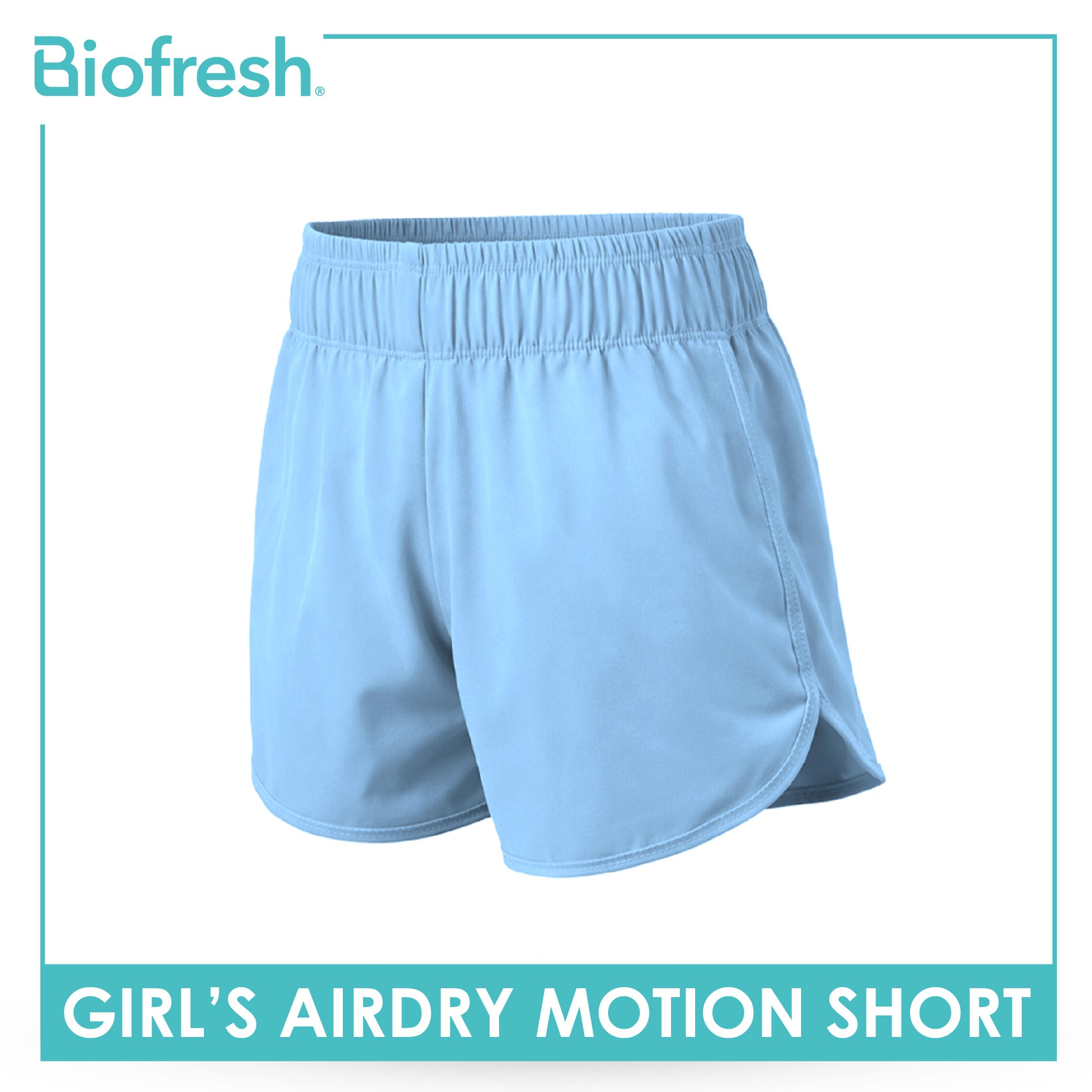 Biofresh Active Kids Girls AirDry Motion Shorts 1 piece MUGSH611