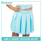 Biofresh Active Kids Girls AirDry Motion Skort 1 piece MUGSK531