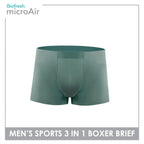 Biofresh Microair Men's Sports Boxer Brief 3 pieces in a pack MUMBBG4401