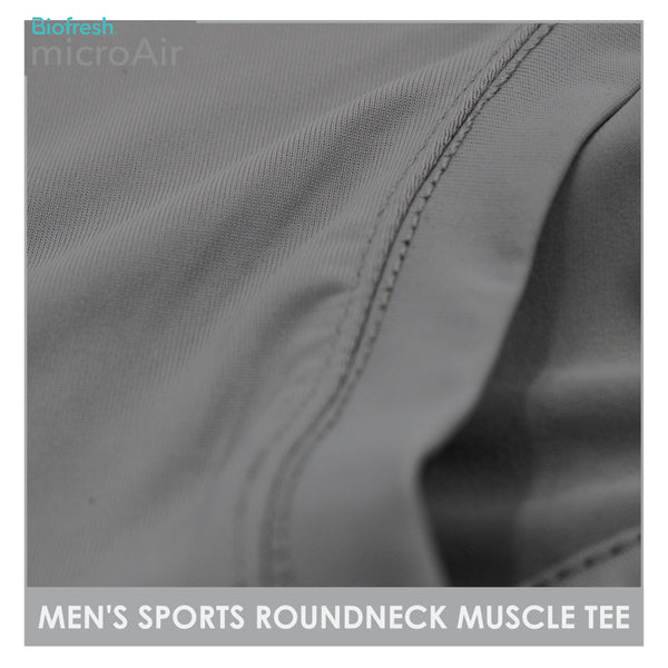 Biofresh Microair Men's Sports Roundneck Muscle Tee 1 piece MUMSM3401
