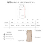 Dri Plus Men’s DRIPIQUE Active Wear Collection Tank Top 1pc DUMSSRN521