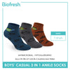 Biofresh | TMNT Boys’ Antimicrobial Cotton Lite Casual Ankle Socks 3 pairs in 1 pack NTRBCG532