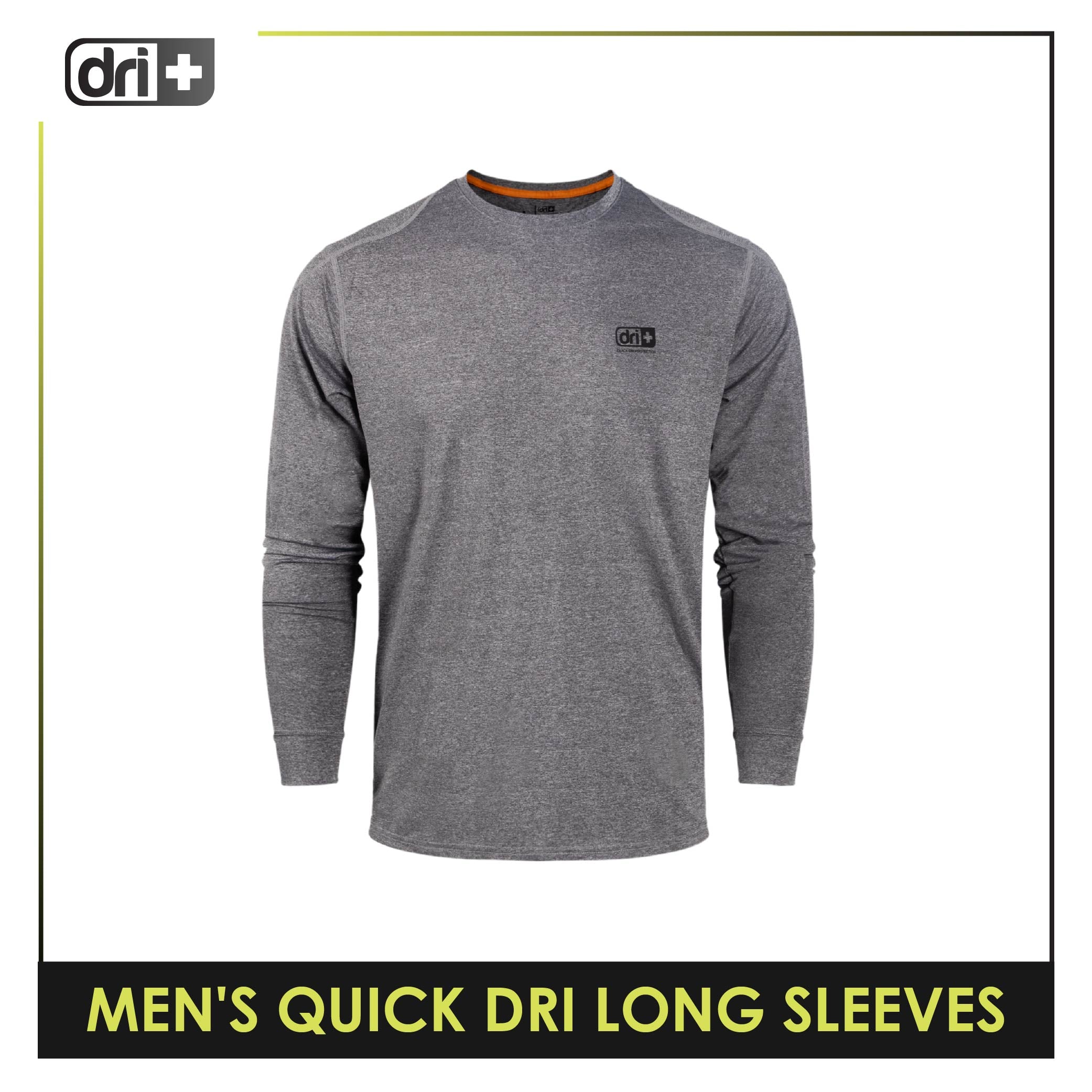 Dri Plus Men's Quick Dri Long Sleeves 1 piece ODMSRL0401