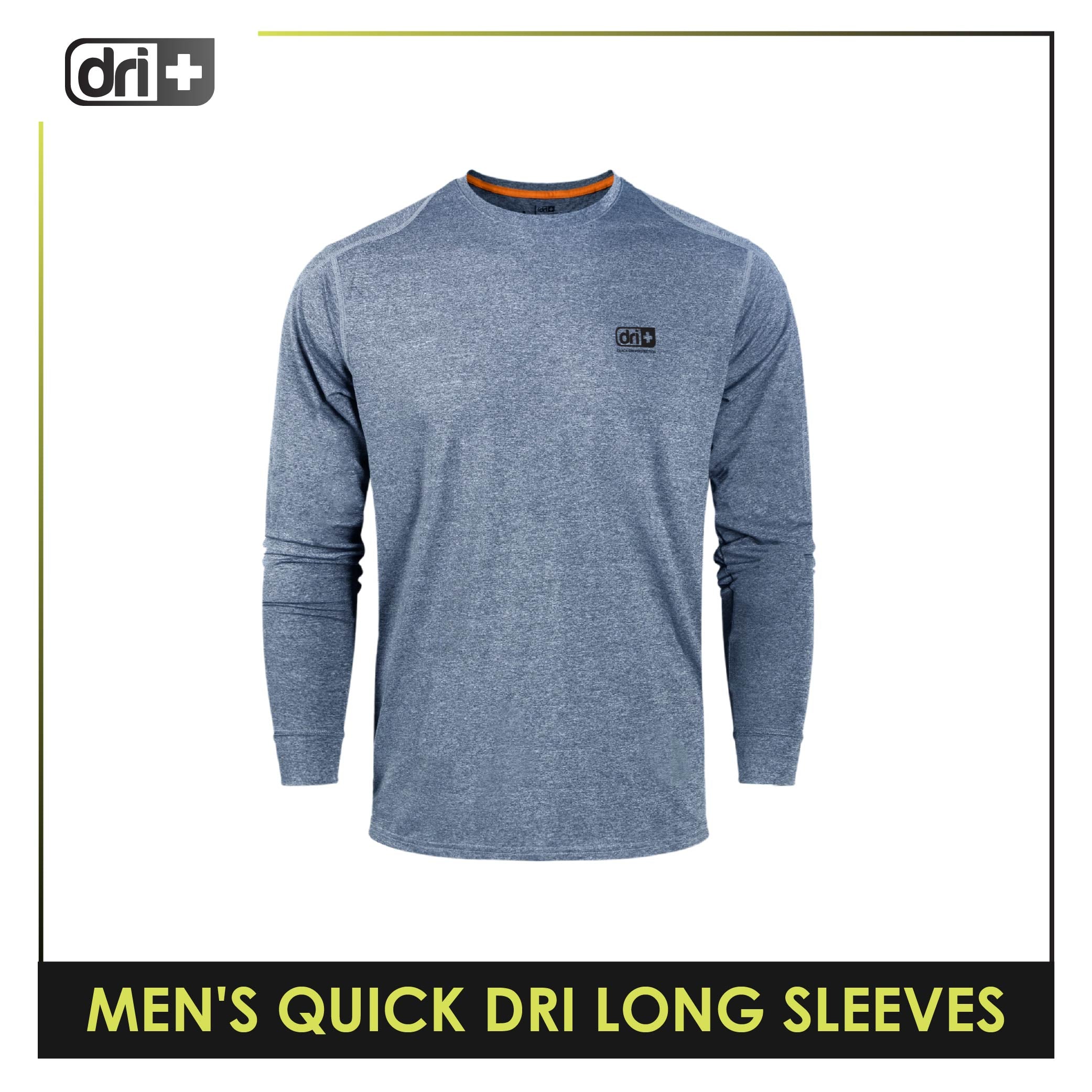 Dri Plus Men's Quick Dri Long Sleeves 1 piece ODMSRL0401