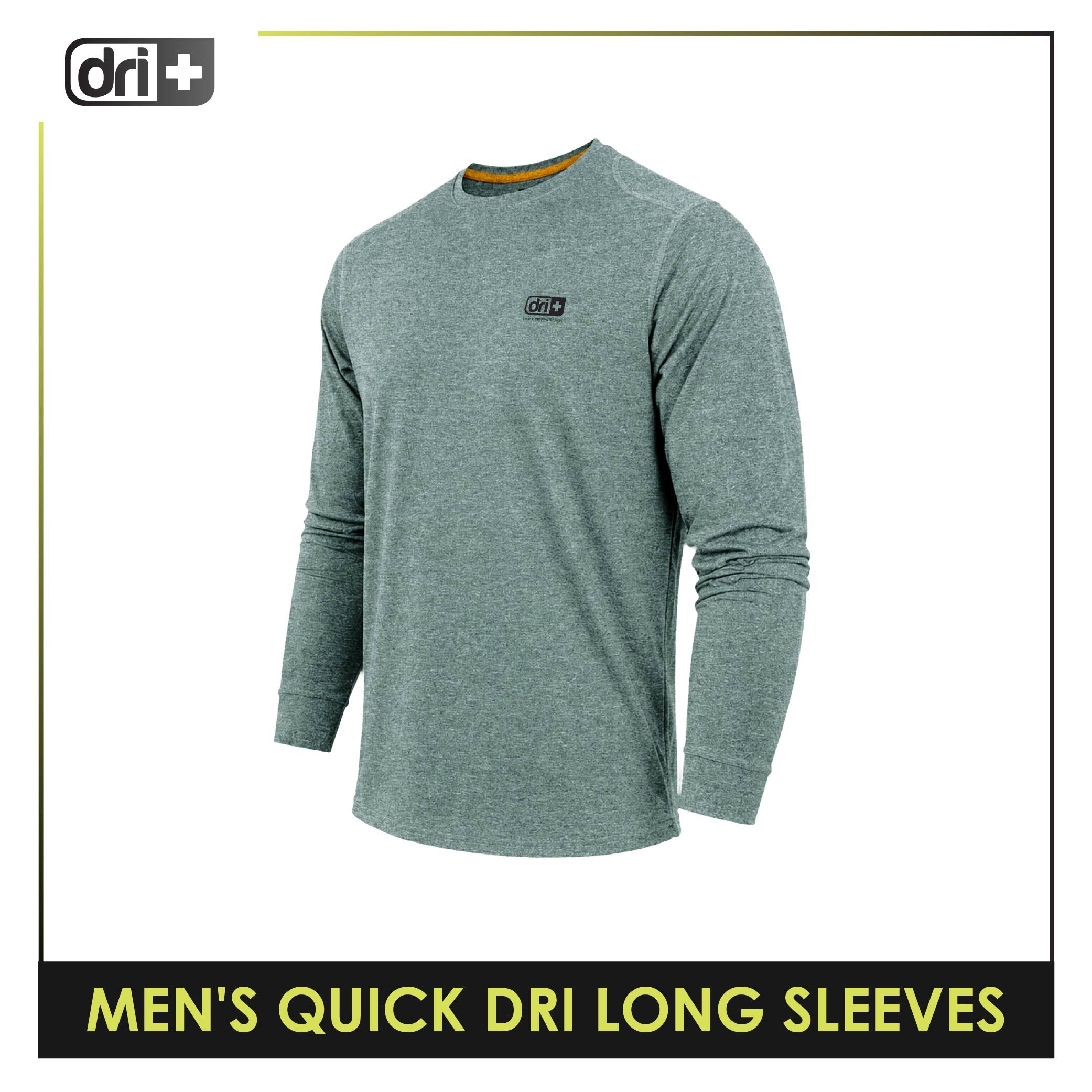 Dri Plus Men's Quick Dri Long Sleeves 1 piece ODMSRL0401