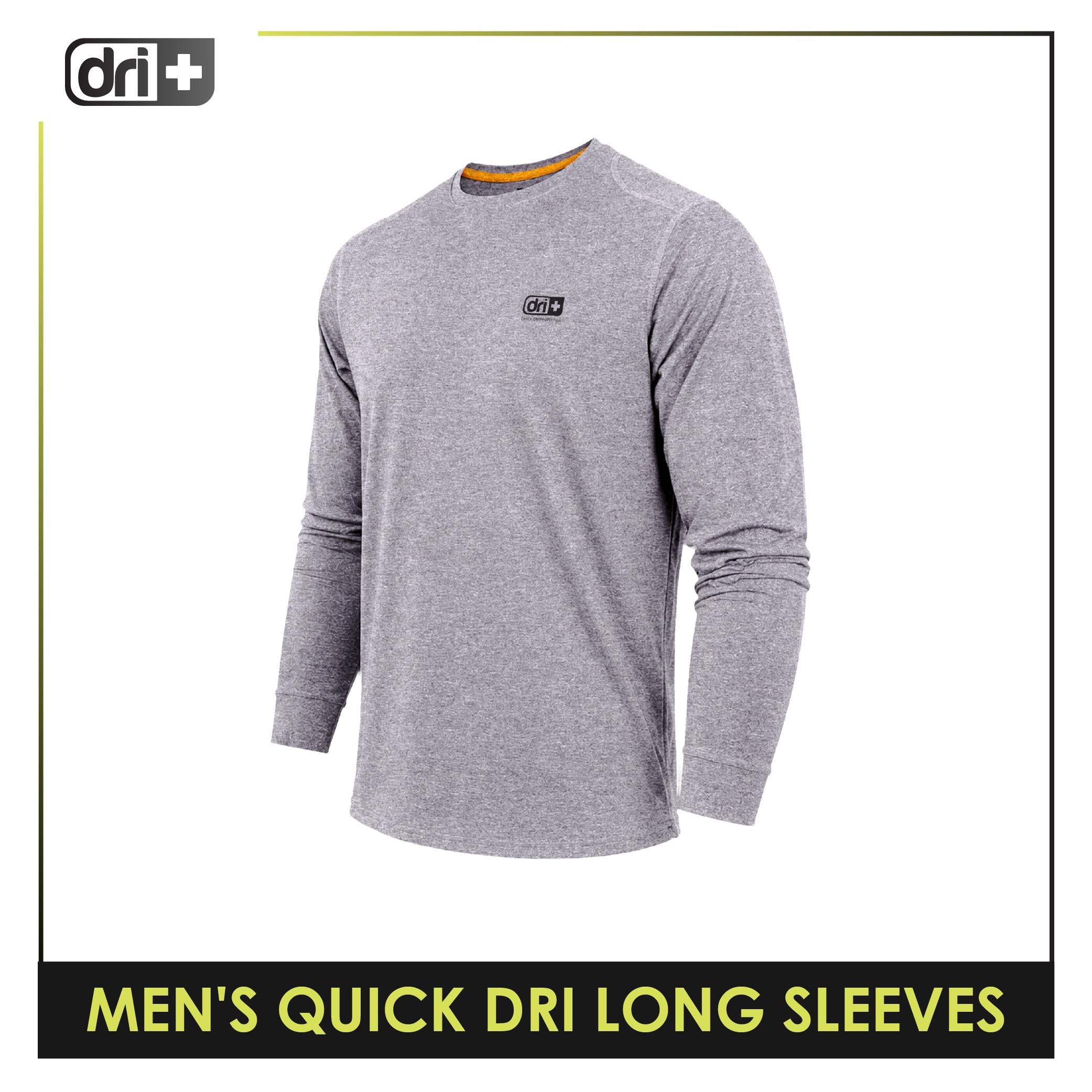 Dri Plus Men's Quick Dri Long Sleeves 1 piece ODMSRL0401