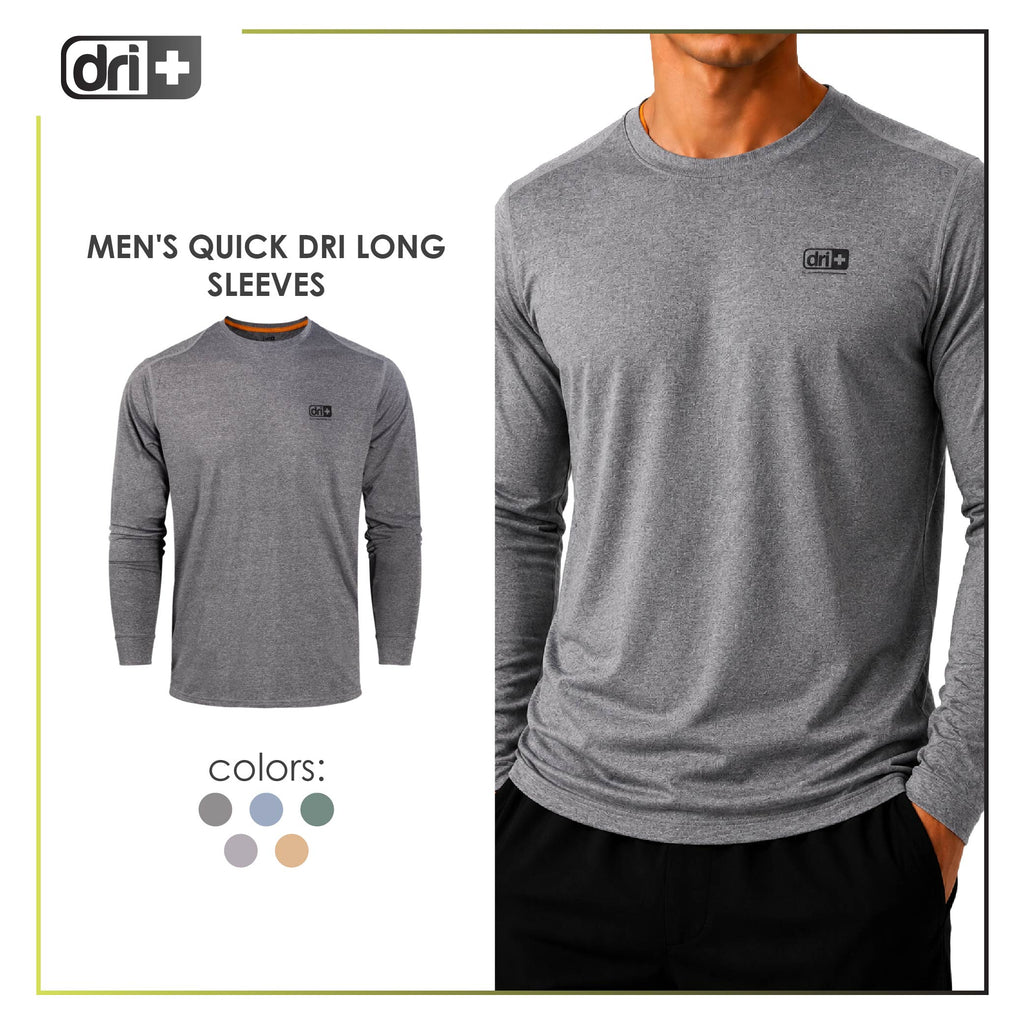 Dri Plus Men's Quick Dri Long Sleeves 1 piece ODMSRL0401