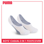 Puma Boys’ Cotton Lite Thin Casual Foot Cover 3 pairs in a pack PBCFG1