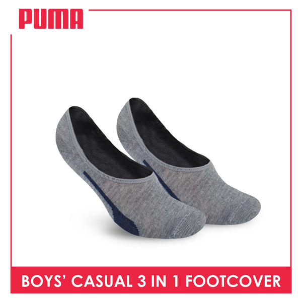 Puma Boys’ Cotton Lite Thin Casual Foot Cover 3 pairs in a pack PBCFG1