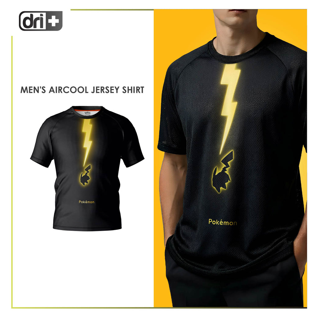 Dri Plus Men’s Pokemon Collection Aircool Jersey Shirt 1 pc PKDUMSRD532