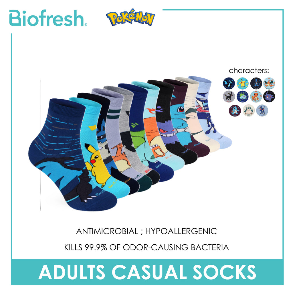 Biofresh | Pokemon Adults Cotton Thin Casual Socks 1 pair PKRMC531
