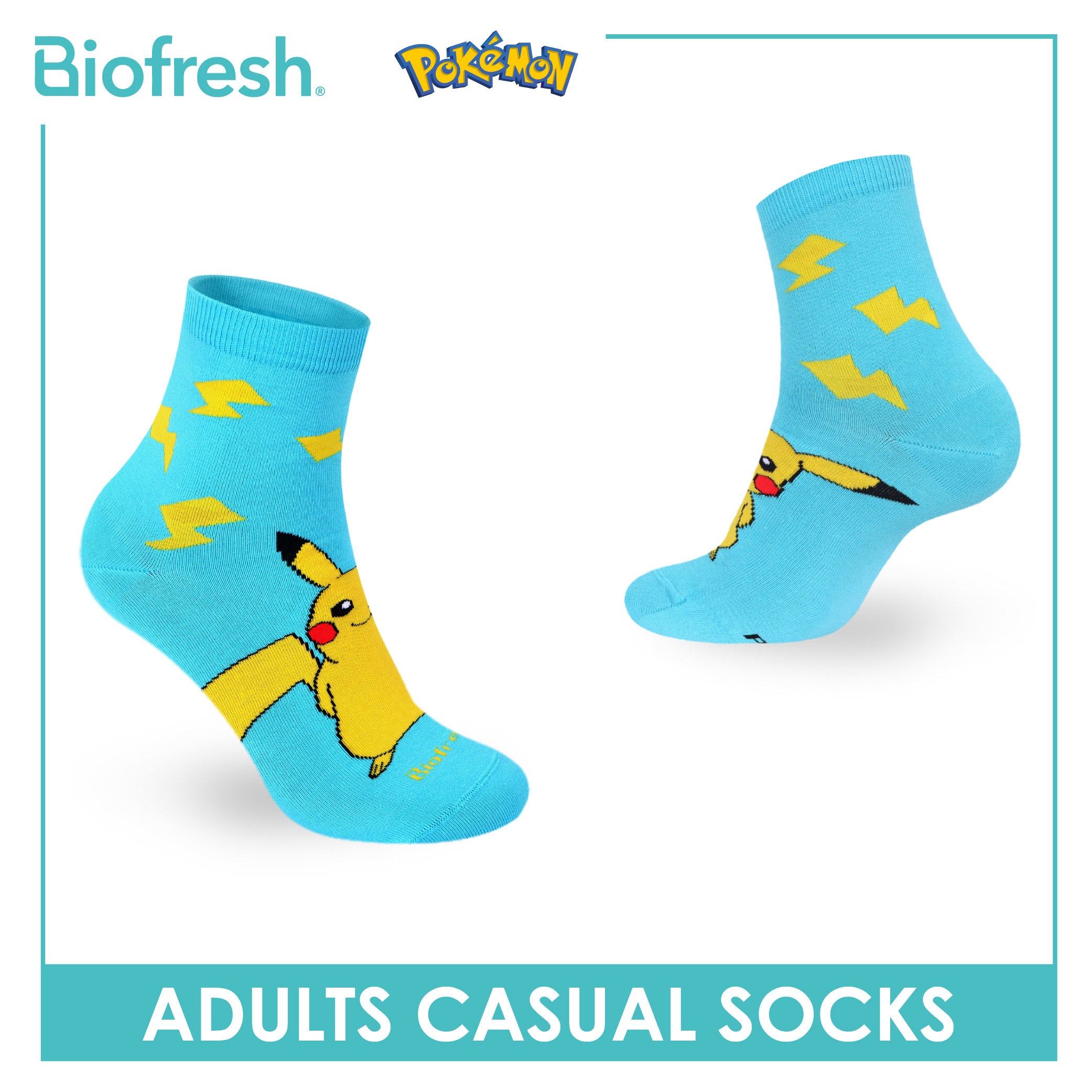 Biofresh | Pokemon Adults Cotton Thin Casual Socks 1 pair PKRMC531