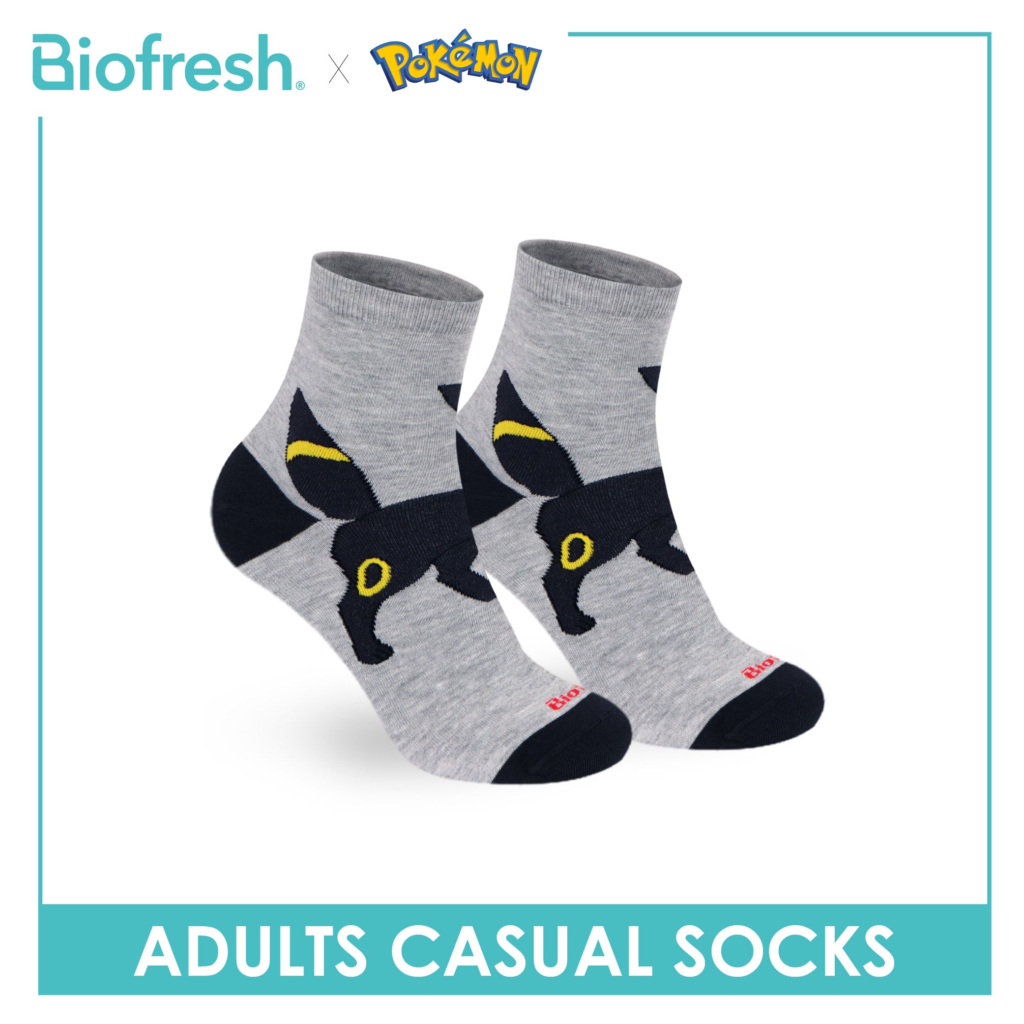 Biofresh | Pokemon Adults Cotton Thin Casual Socks 1 pair PKRMC531