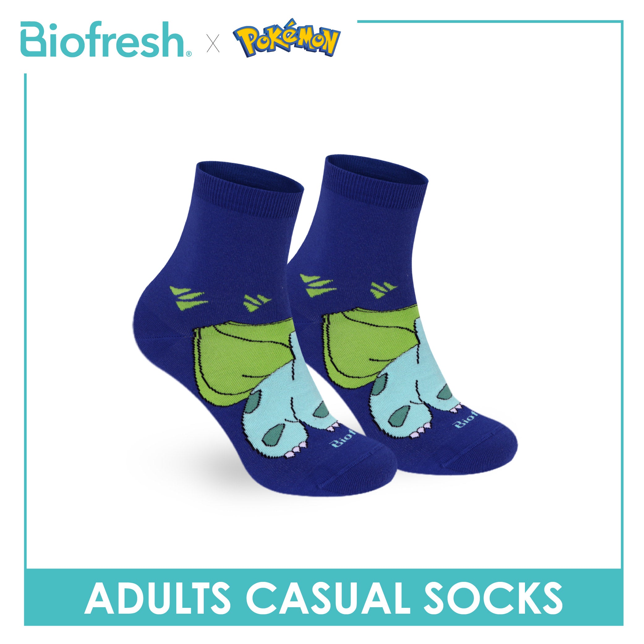 Biofresh | Pokemon Adults Cotton Thin Casual Socks 1 pair PKRMC531