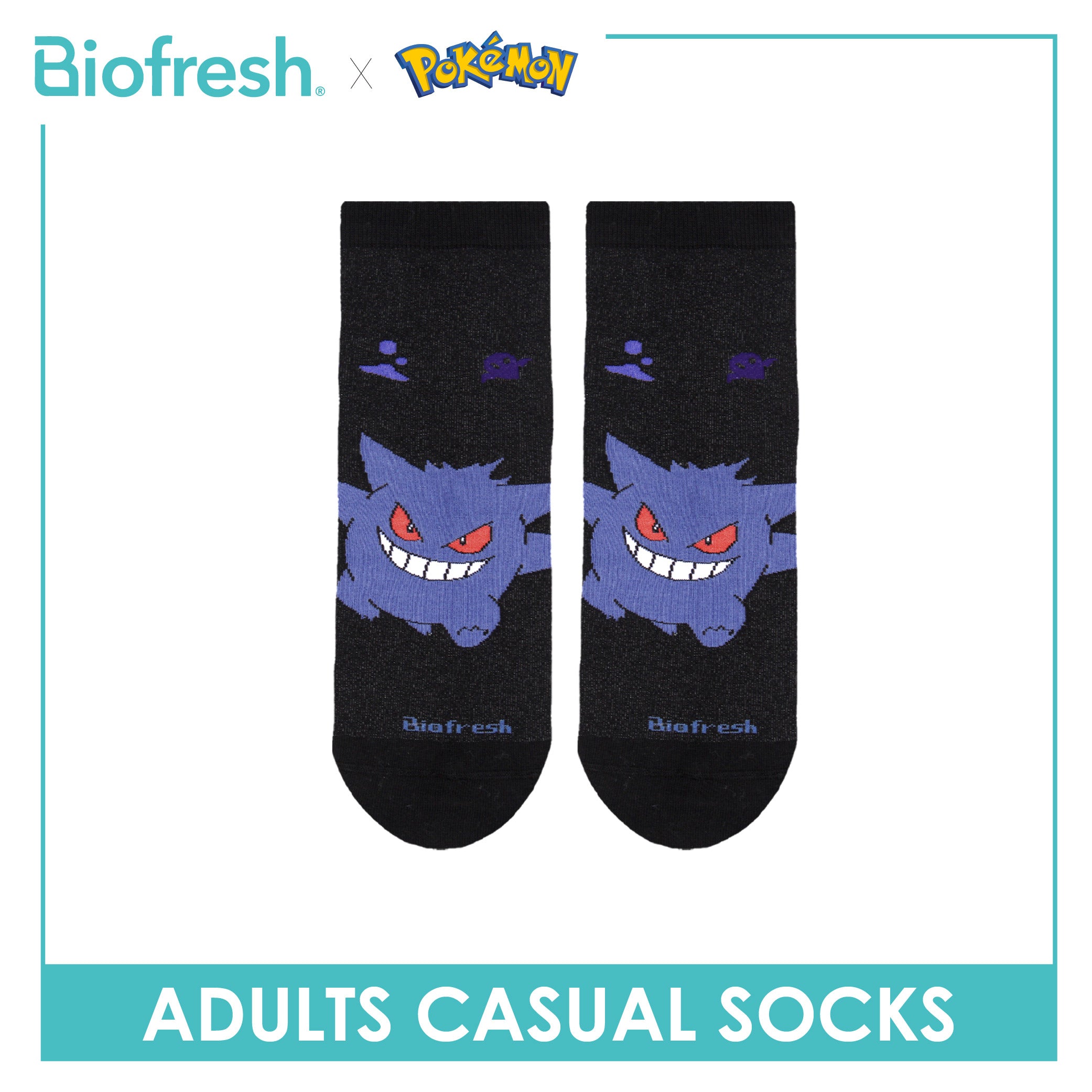 Biofresh | Pokemon Adults Cotton Thin Casual Socks 1 pair PKRMC531