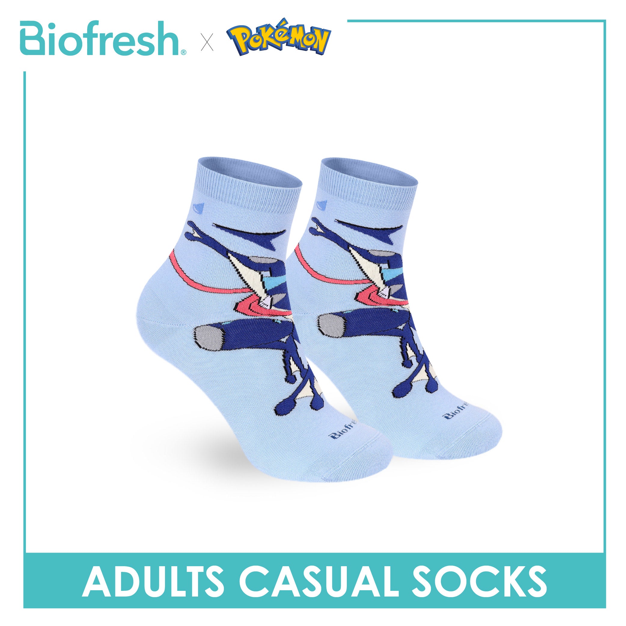 Biofresh | Pokemon Adults Cotton Thin Casual Socks 1 pair PKRMC531