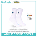 Biofresh | Pokemon Adults Cotton Embroidered Thick Sports Crew Socks 1 pair PKRMSE531