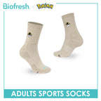 Biofresh | Pokemon Adults Cotton Embroidered Thick Sports Crew Socks 1 pair PKRMSE531