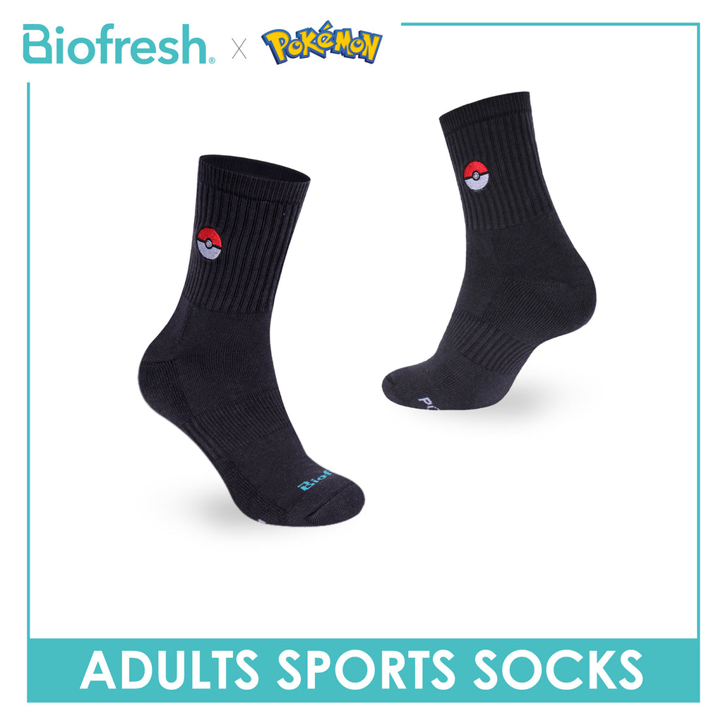 Biofresh | Pokemon Adults Cotton Embroidered Thick Sports Crew Socks 1 pair PKRMSE531