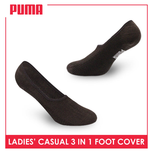 Puma Ladies’ Lite Casual Foot Cover 3 pairs in a pack PLCFG3101