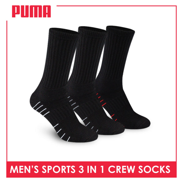 Puma Men’s Thick Sports Crew Socks 3 pairs in a pack PMSG3102